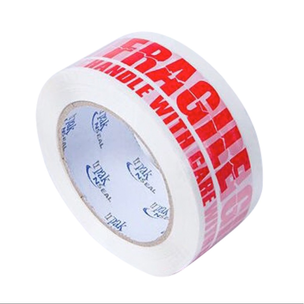 CLEARANCE Fragile Tape 2"Wide x 110 yards FIRM - Picture 5 of 5